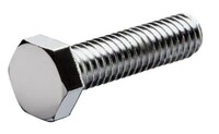 3/8-16 X 3 1/4 GR8 HEX CAP CHROME PLATED